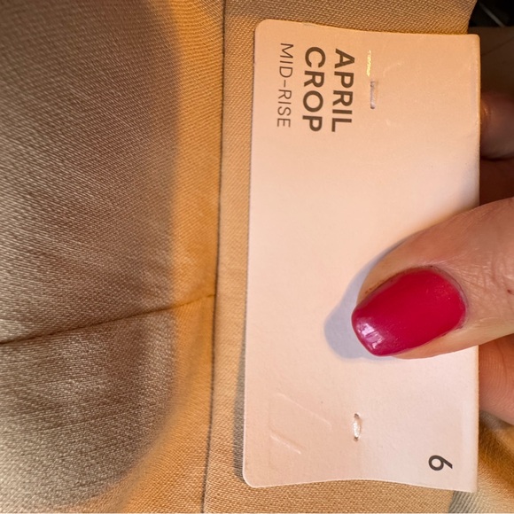 NWT LIZ CLAIBORNE PULL-ON  APRIL CROP PANT SPRING/SUMMER      SIZE: 6    #T - Picture 6 of 8